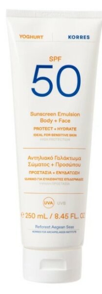 Korres Yoghurt Sunscreen Emulsion Face & Body Spf50