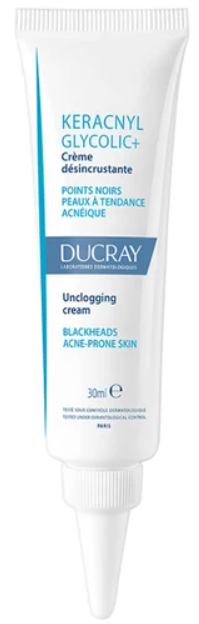 Ducray Keracnyl Glycolic+ Unclogging Cream 30ml