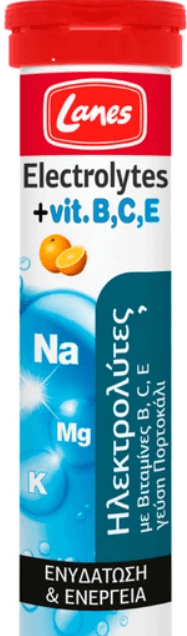 Lanes Electrolytes + Vitamin B, C, E 20 Effer.tabs