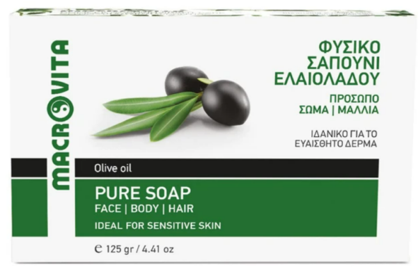 Macrovita Olive Oil Pure Soap 125gr