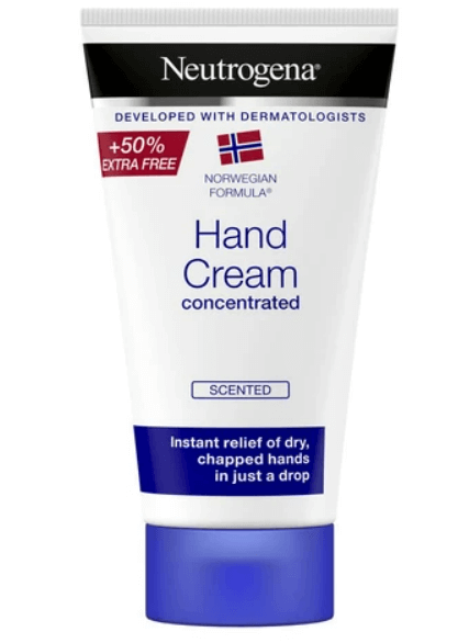 Neutrogena Hand Cream Κρέμα Περιποίησης Χεριών με Άρωμα για την Άμεση Ανακούφιση των Ξερών & Σκασμένων Χεριών 75ml