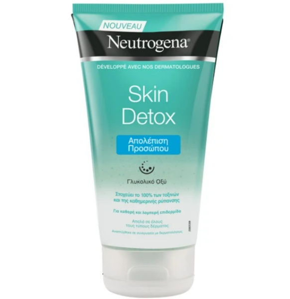 Neutrogena Skin Detox Cooling Scrub Τζελ Απολέπισης Προσώπου 150ml