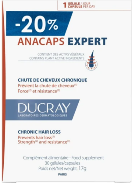 Ducray Anacaps Expert Chronic Hair Loss 30caps