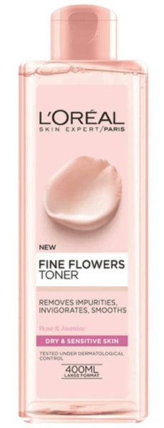 L'oreal Paris Fine Flowers Tonic Lotion Dry-Sensitive Skin