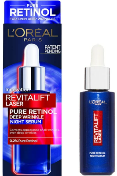 L'oreal Paris Revitalift Laser Pure Retinol Night Serum for Deep Wrinkle