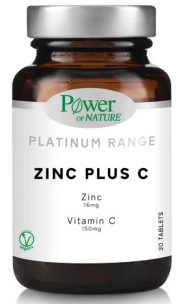 Power Health Platinum Range Zinc Plus C 30tabs