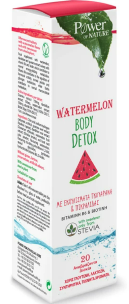 Power of Nature Watermelon Body Detox 20 Effer.tabs