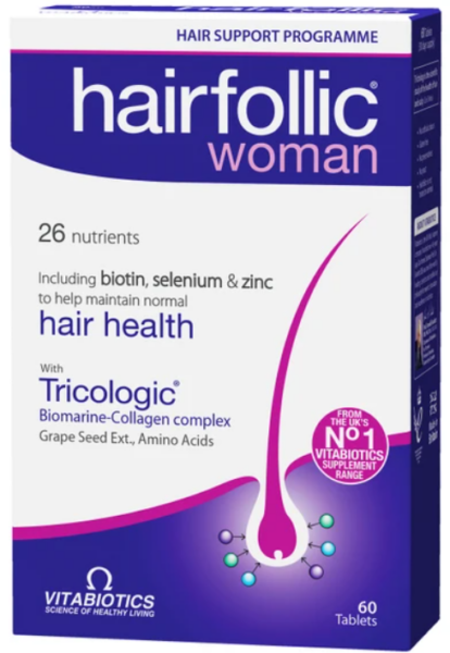 Vitabiotics Wellwoman Hairfolic Tricologic 60tabs