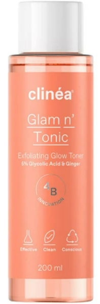 Clinea Glam n' Tonic Exfoliating Glow Toner 200ml