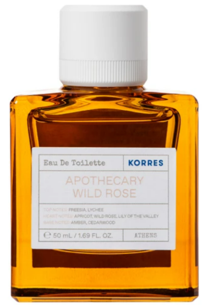 Korres Apothecary Wild Rose Eau De Toilette Άρωμα με Νότες Freesia, Lychee 50ml