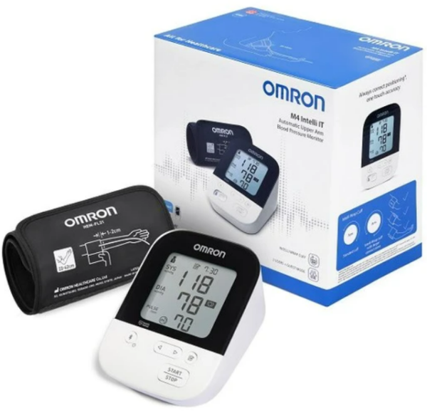 Omron M4 Intelli It Έξυπνο Πιεσόμετρο Μπράτσου με Ανίχνευση Αρρυθμίας 5 Χρόνια Εγγύηση 1 τεμάχιο