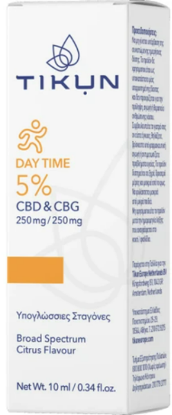 Tikun Day Time 5% CBD & CBG 250mg250mg 10ml