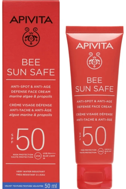 Apivita Bee Sun Safe Anti-Spot & Anti-Age Defence Face Cream Spf50, 50ml