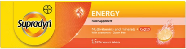 Bayer Supradyn Energy Q10, 15 Effer.tabs