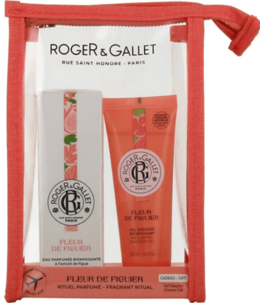 Roger & Gallet Πακέτο Προσφοράς Fleur de Figuier Water Perfume 30ml & Δώρο Wellbeing Shower Gel 50ml & Τσαντάκι (Travel Size)