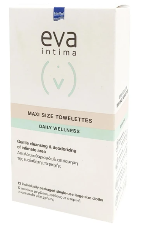 Eva Intima Maxi Size Towelettes Daily Wellness