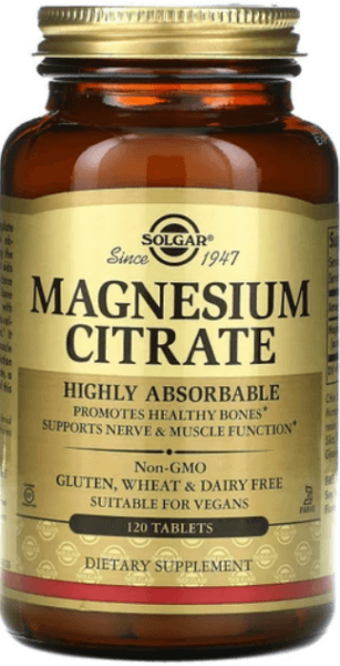 Solgar Magnesium Citrate Tabs