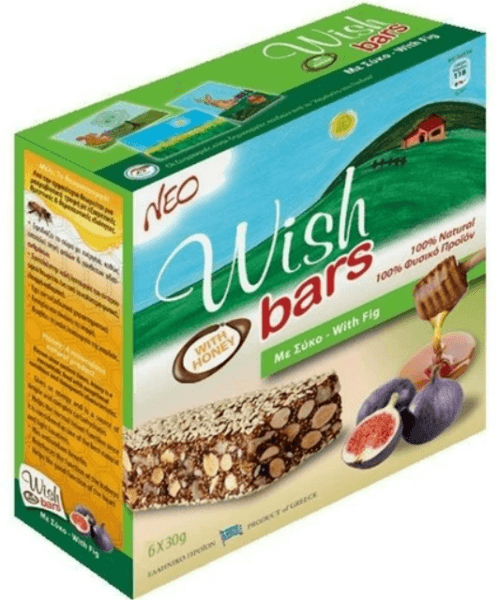 Wish Bars With Honey & Fig 6x30g - Σύκο