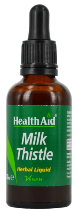 Health Aid Milk Thistle Liquid 50ml. Γαϊδουράγκαθο σε υγρή μορφή