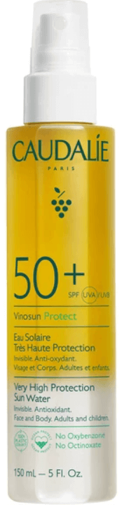 Caudalie Vinosun Protect Very High Protection Sun Water Spf50+, 150ml