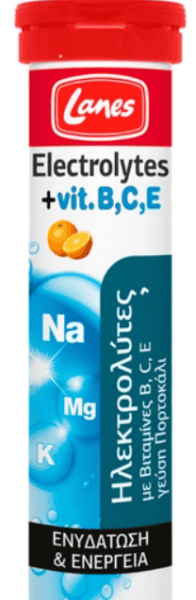 Lanes Electrolytes + Vitamin B, C, E 20 Effer.tabs