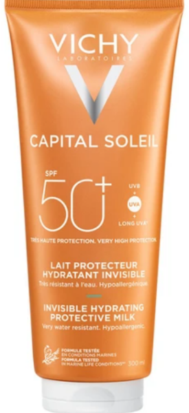 Vichy Capital Soleil Invisible Hydrating Protective Milk Spf50+, 300ml