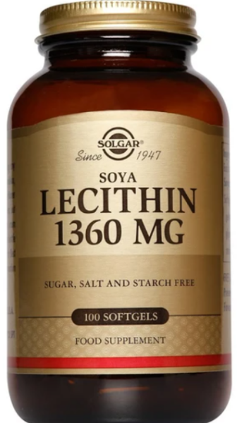 Solgar Soya Lecithin 1360mg - 100 Softgels