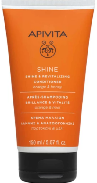 Apivita Shine & Revitalizing Μαλακτική Κρέμα με Πορτοκάλι & Μέλι 150ml