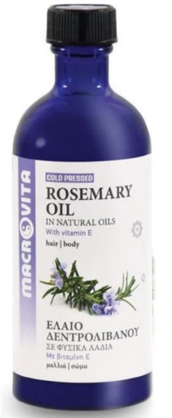 Macrovita Rosemary Oil with Vitamins E + C + F 100ml