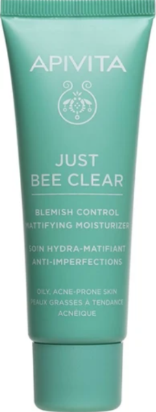 Apivita Just Bee Clear Blemish Control Mattifying Moisturizer 40ml