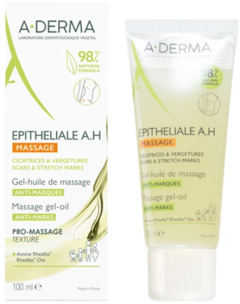 A-Derma Epitheliale A.H Duo Massage Gel Oil 100ml