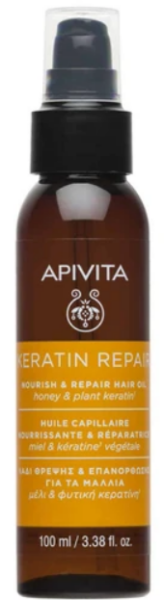 Apivita Keratin Repair & Nourish Hair Oil 100ml