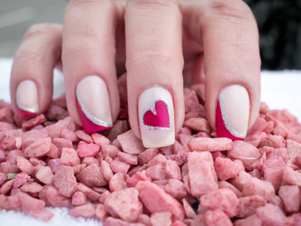 valentine's day nails