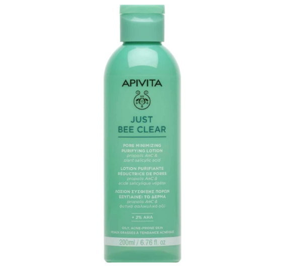 Apivita Just Bee Clear Pore Minimizing Purifying Face Lotion 200ml