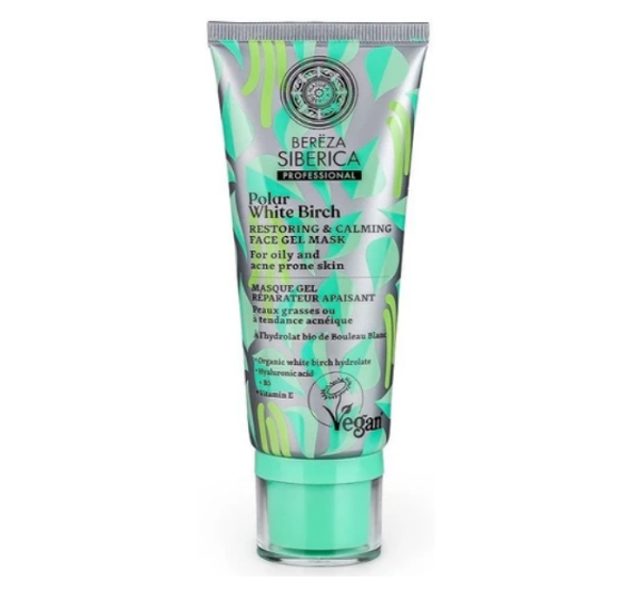 Natura Siberica Bereza Polar White Birch Restoring & Calming Face Gel Mask 100ml
