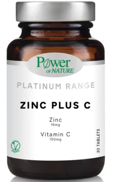 Power Health Platinum Range Zinc Plus C 30tabs