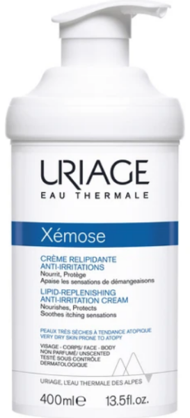 Uriage Xemose Anti-Irritation Cream for Very Dry Skin Prone to Atopy 400ml