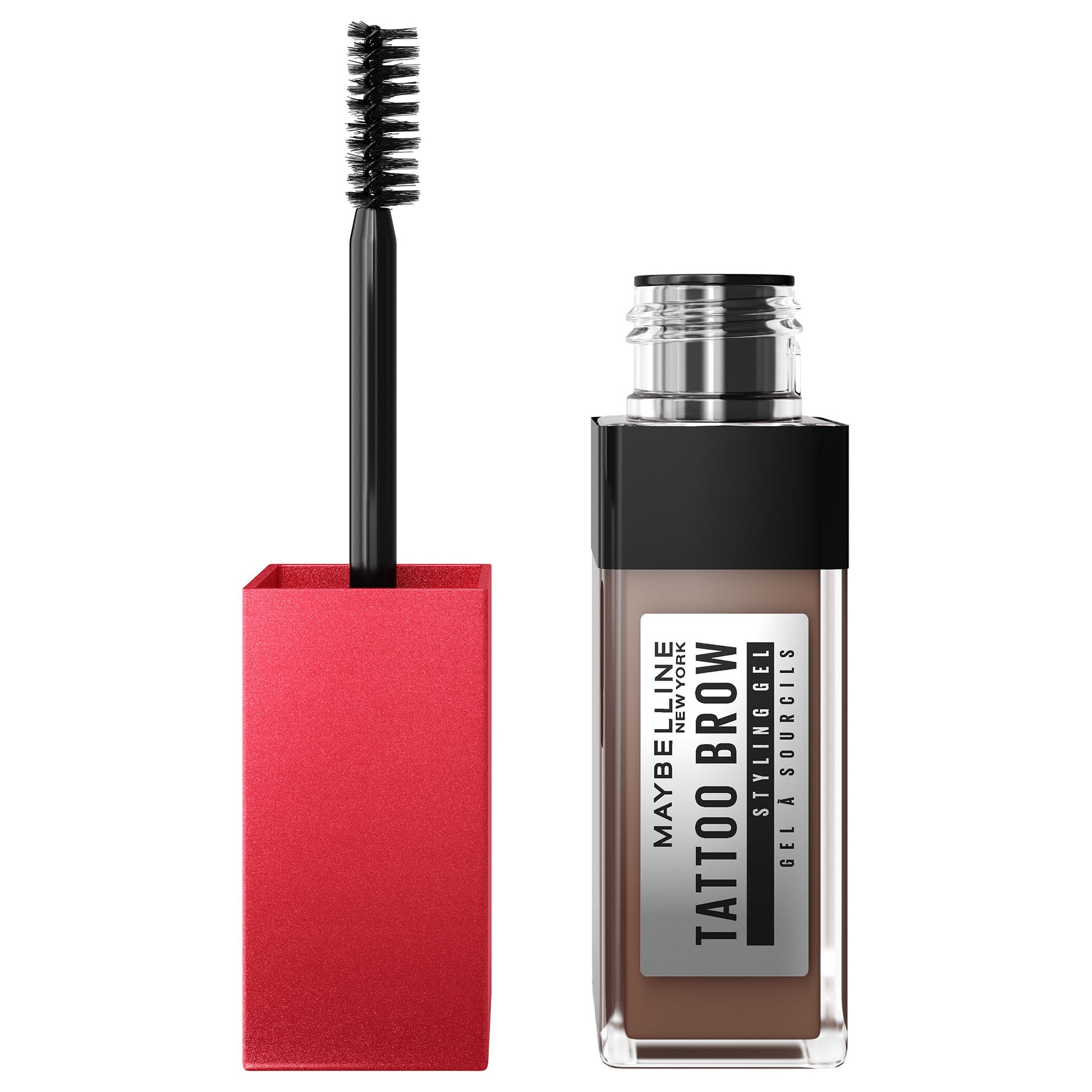 Maybelline Tattoo Brow 36H Styling Gel Αδιάβροχο Gel Φρυδιών που Διαρκεί, για Περιποιημένα & Γεμάτα Φρύδια 6ml - 255 Soft Brown φωτογραφία