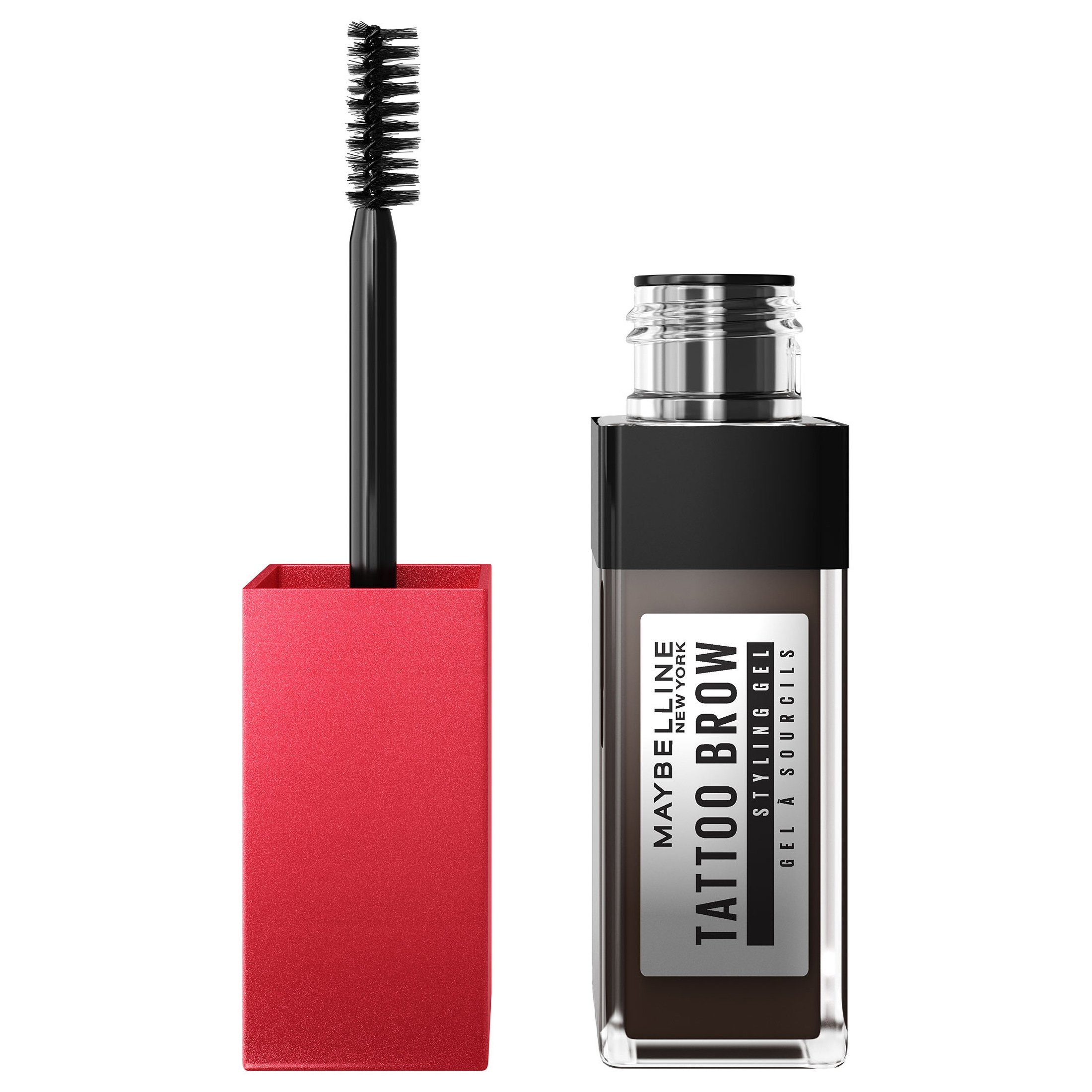 MAYBELLINE Maybelline Tattoo Brow 36H Styling Gel Αδιάβροχο Gel Φρυδιών που Διαρκεί, για Περιποιημένα & Γεμάτα Φρύδια 6ml - 257 Medium Brown