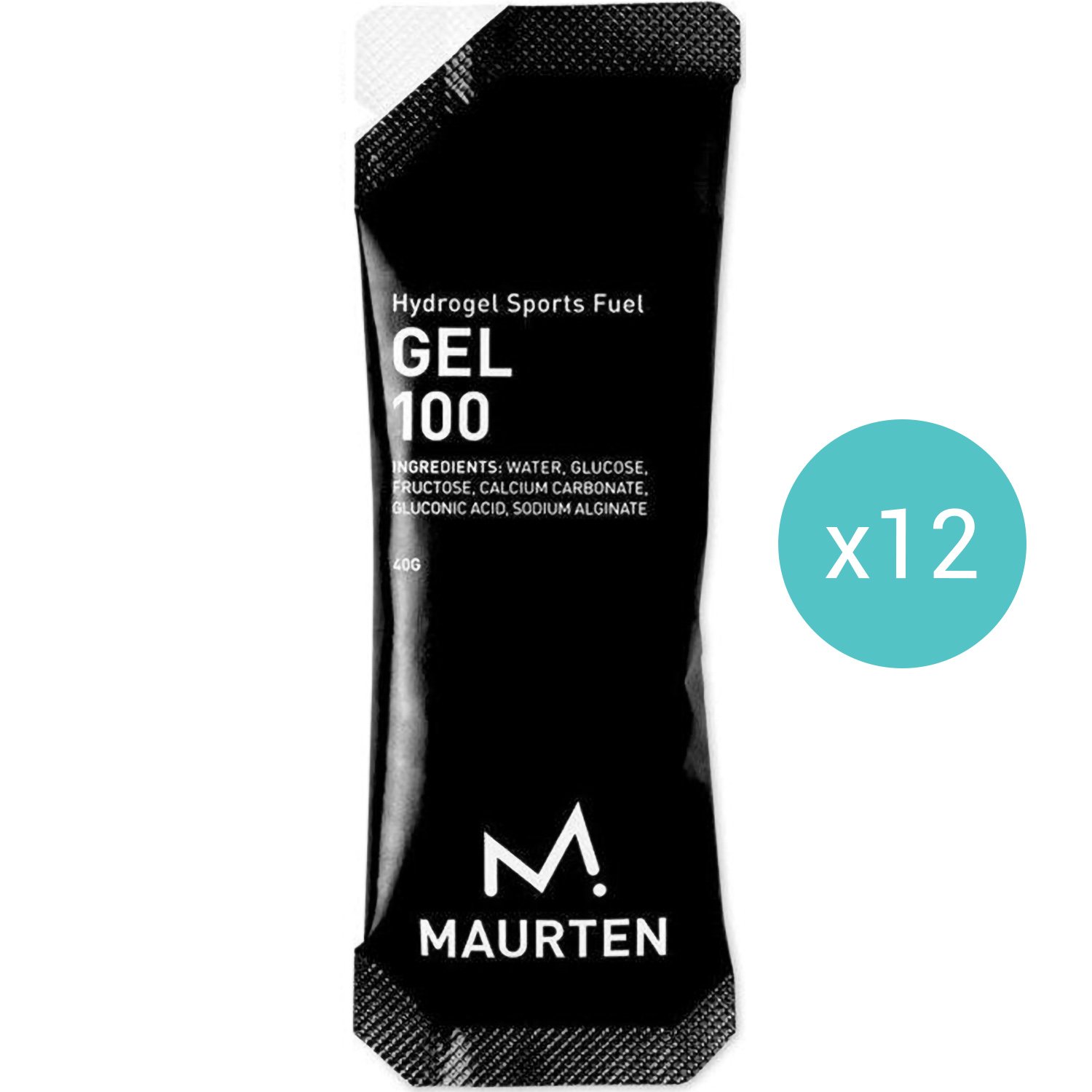 Maurten Σετ Maurten Gel 100 Συμπλήρωμα Διατροφής Μινιμαλιστικής Φόρμουλας Τεχνολογίας Hydrogel για Ενέργεια Κατά τη Διάρκεια Έντονης Άθλησης 40g, 12 Τεμάχια 