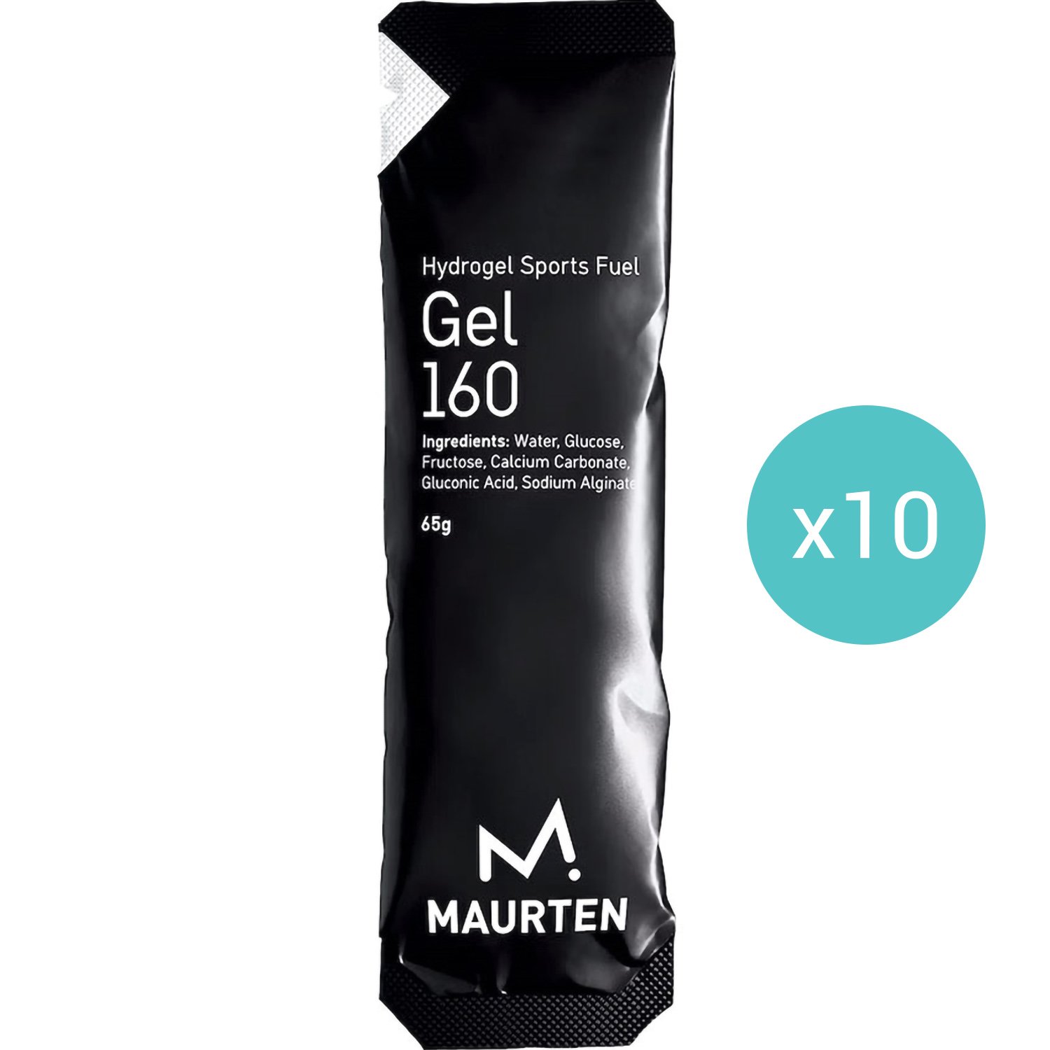 Maurten Σετ Maurten Gel 160 Συμπλήρωμα Διατροφής Μινιμαλιστικής Φόρμουλας Τεχνολογίας Hydrogel για Ενέργεια Κατά τη Διάρκεια Έντονης Άθλησης 65g, 10 Τεμάχια