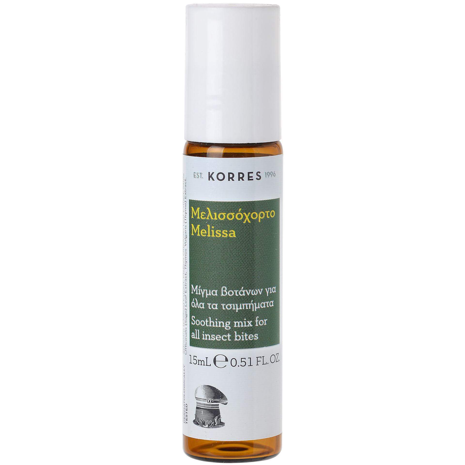 Korres Korres Soothing Mix Stick for All Insect Bites Stick με Μελισσόχορτο για Ανακούφιση από Όλα τα Τσιμπήματα 15ml