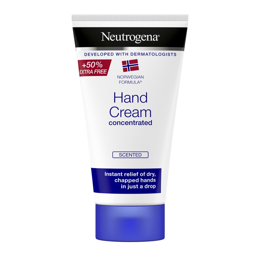 Neutrogena Neutrogena Hand Cream Κρέμα Περιποίησης Χεριών με Άρωμα για την Άμεση Ανακούφιση των Ξερών & Σκασμένων Χεριών 75ml