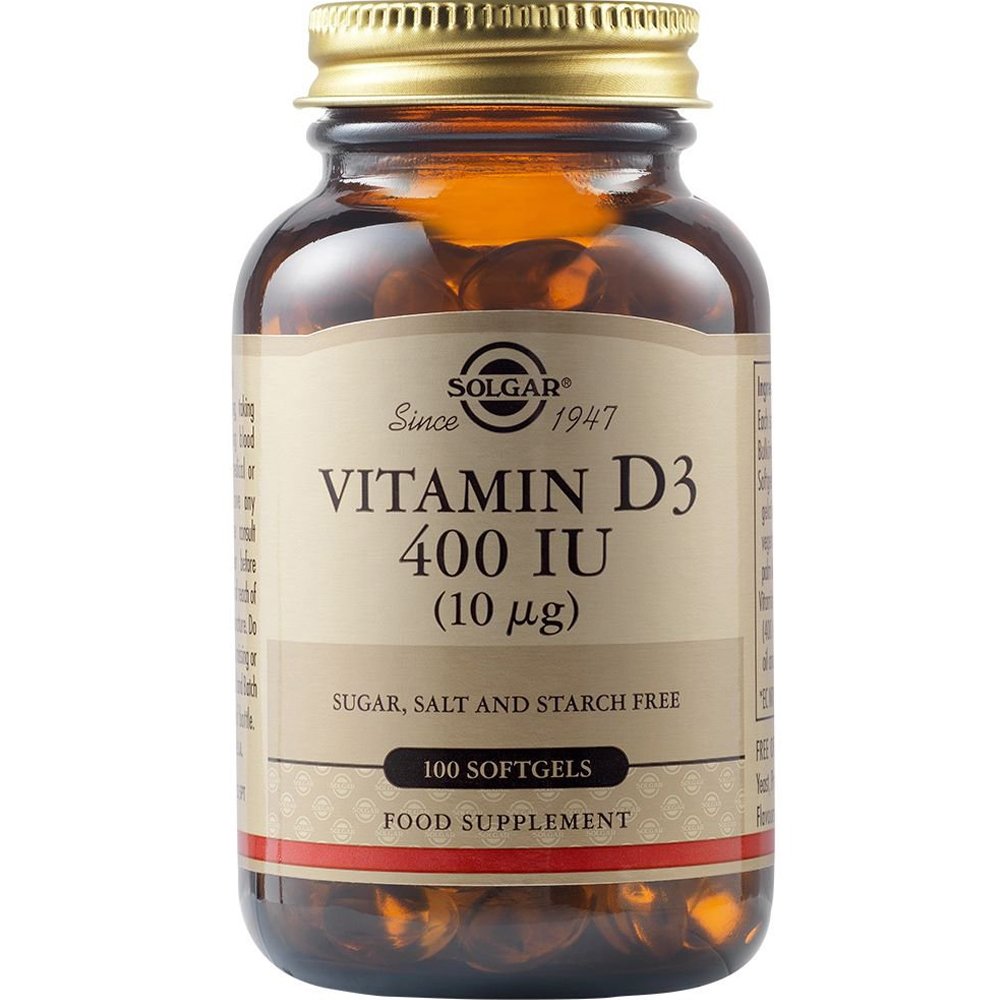 Solgar Solgar Vitamin D3 600IU Συμπλήρωμα Διατροφής Βιταμίνης D3 για την Καλή Λειτουργία των Οστών & Ανοσοποιητικού 100 Softgels