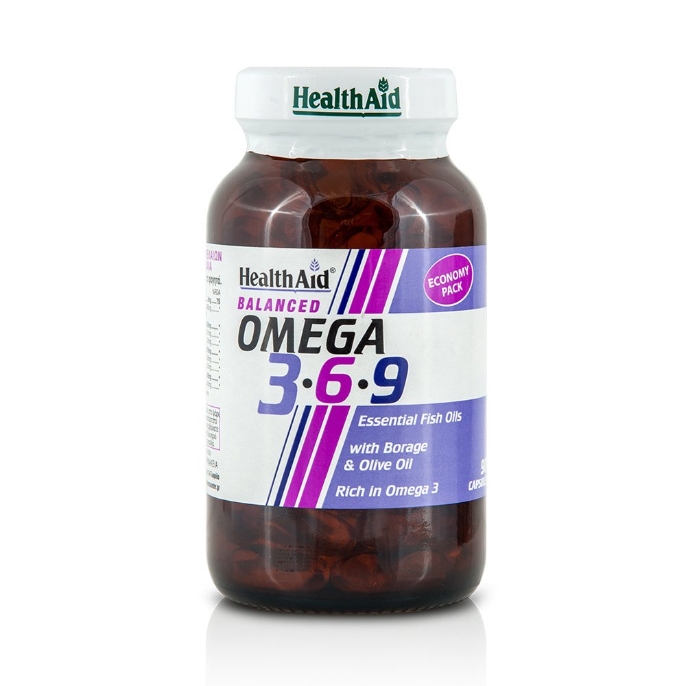 Health Aid Omega 3 – 6 – 9 (1155Mg) Απαραίτητα Λιπαρά Οξέα Capsules – 60 caps