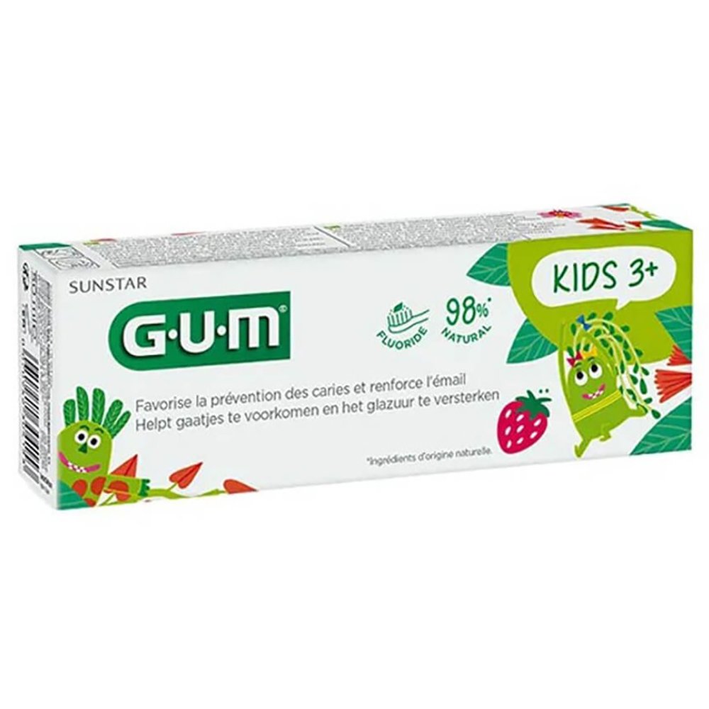 Gum Gum Kids Toothpaste 500ppm 3+ Years Παιδική Οδοντόκρεμα με Γεύση Φράουλας 50ml