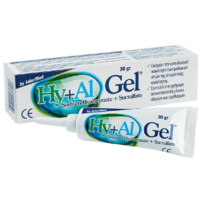 InterMed Intermed Hy+Al Gel Γέλη Επούλωσης των Μαλακών Ιστών της Στοματικής Κοιλότητας 30gr