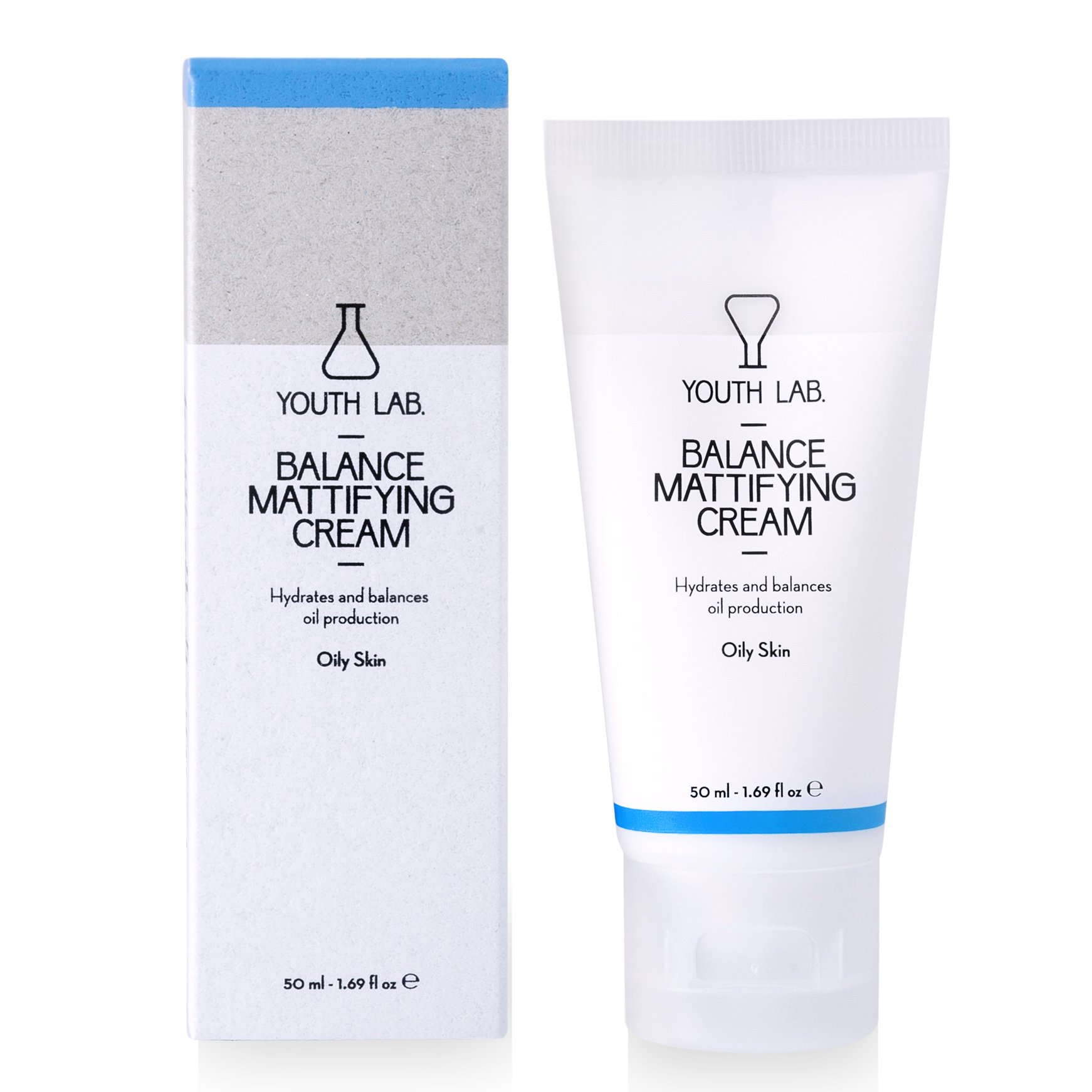 Youth Lab. Youth Lab Balance Mattifying Cream Oily Skin Ρυθμιστική, Αντιοξειδωτική Ενυδατική Κρέμα για Λιπαρό Δέρμα με Τάση Ακμής 50ml