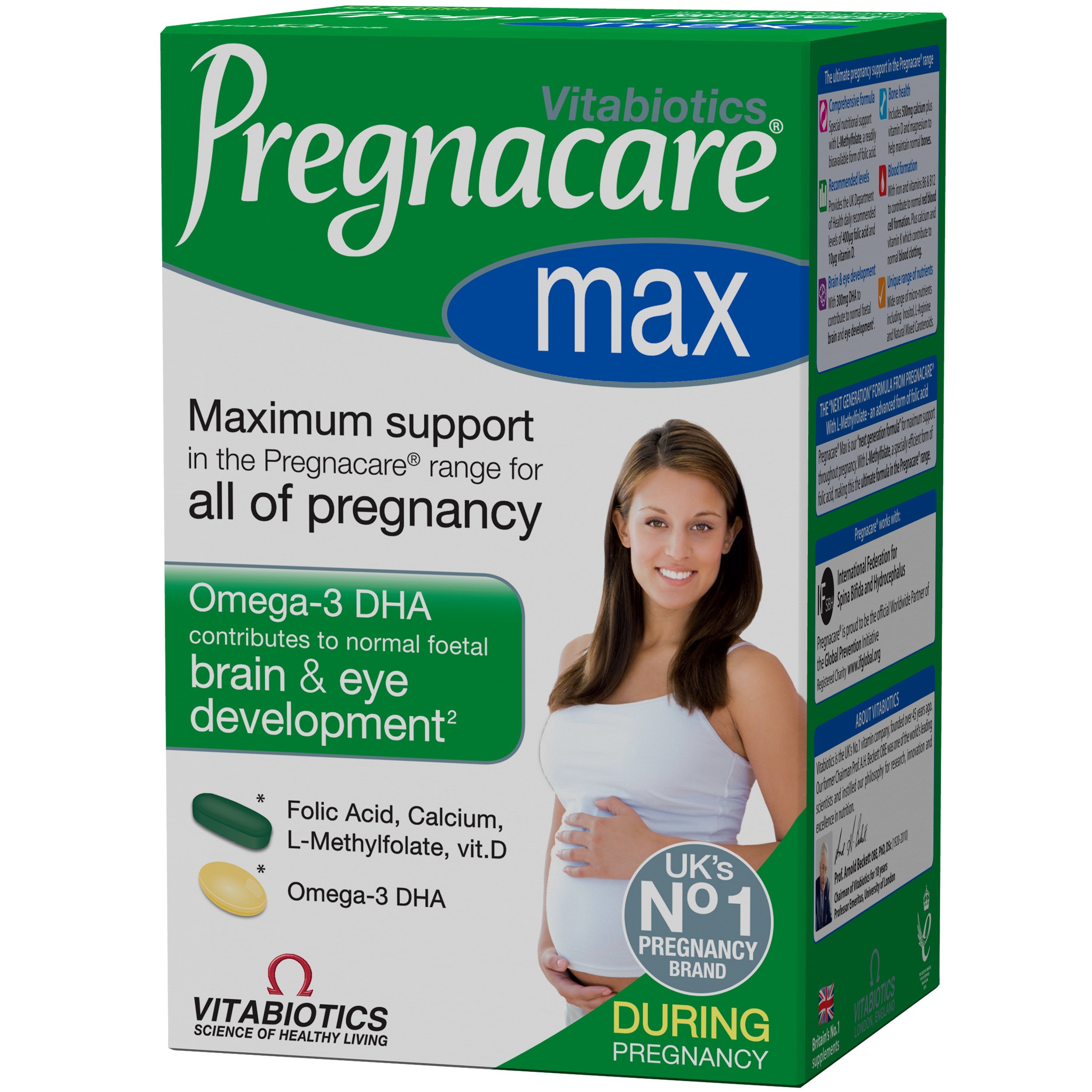 Vitabiotics Vitabiotics Pregnacare Max Μέγιστη Διατροφική Υποστήριξη των Γυναικών Κατά την Περίοδο της Εγκυμοσύνης 56tabs/28caps