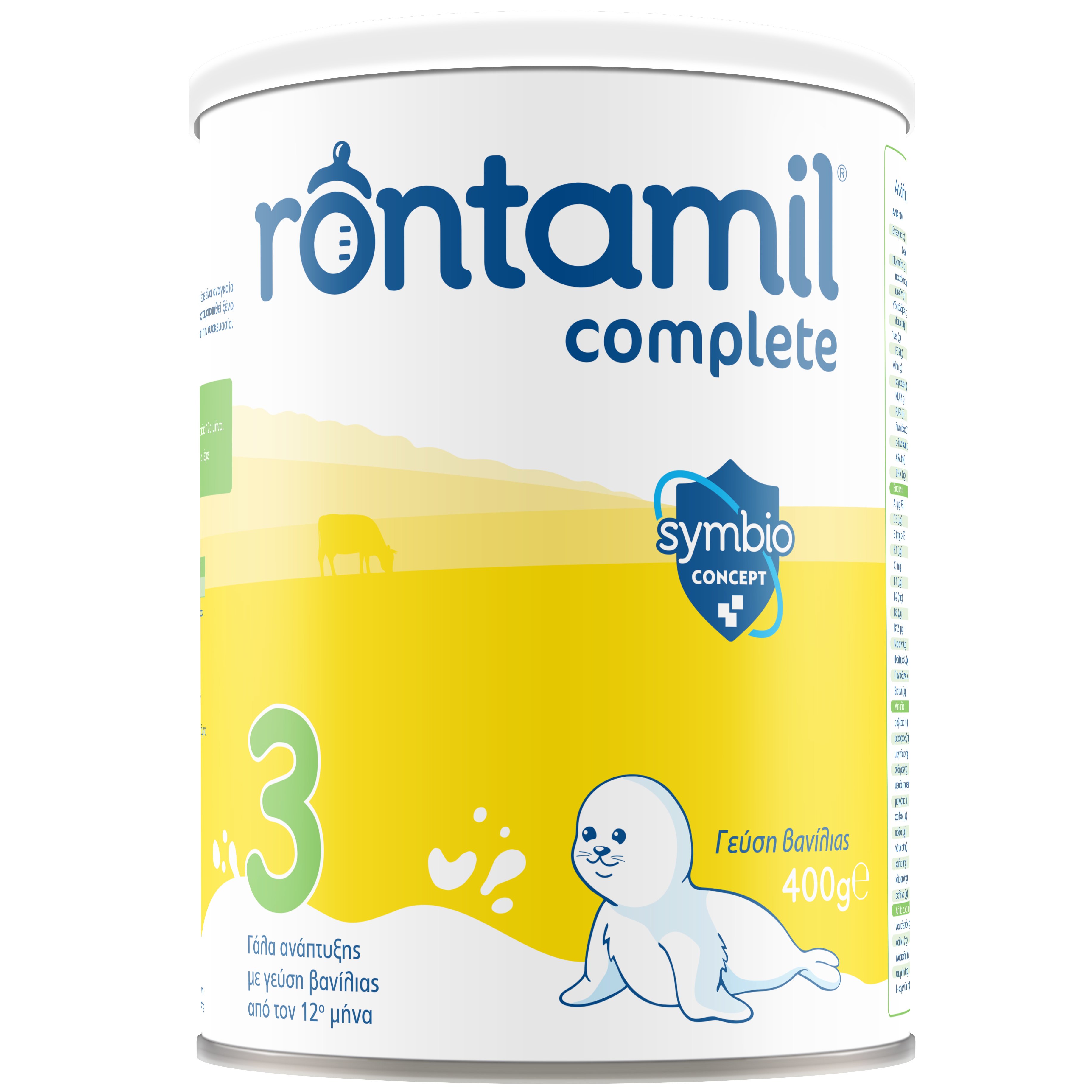 Rontamil Rontamil Complete 3 Γάλα σε Σκόνη Από τον 12o Μήνα 400gr